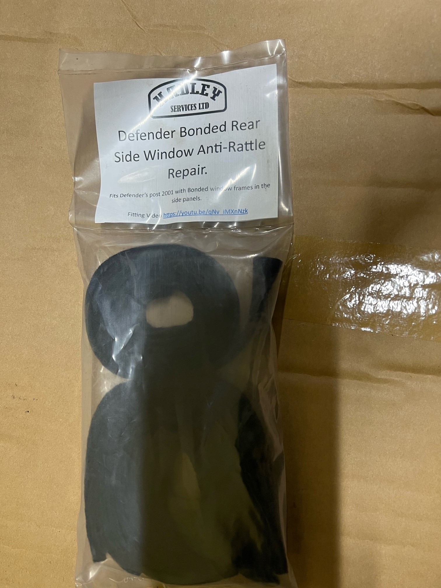 Window Anti Rattle Kit Defender Bonded Rear Side Window Seal Anti-Rattle Kit – Hadley Services